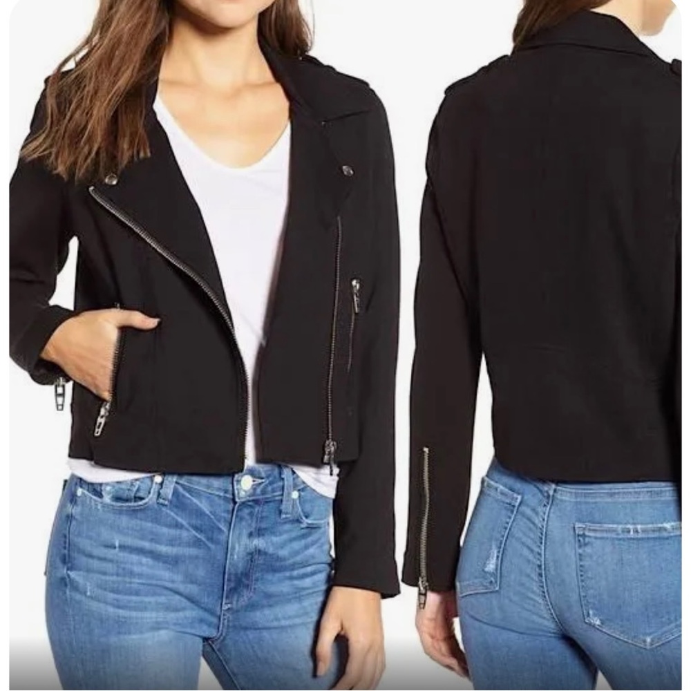 Blank NYC moto knit jacket